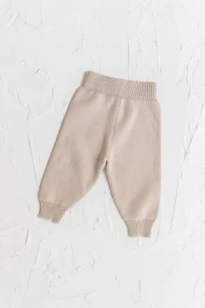 Knitted Pants - Beige