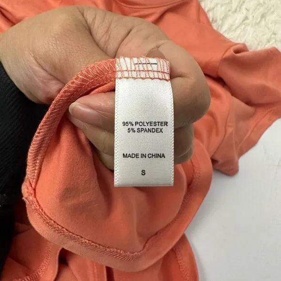 KOOLABURRA by Ugg Striped Peach 2-Piece Lounge top &amp; Cropped Pants Set sz S New