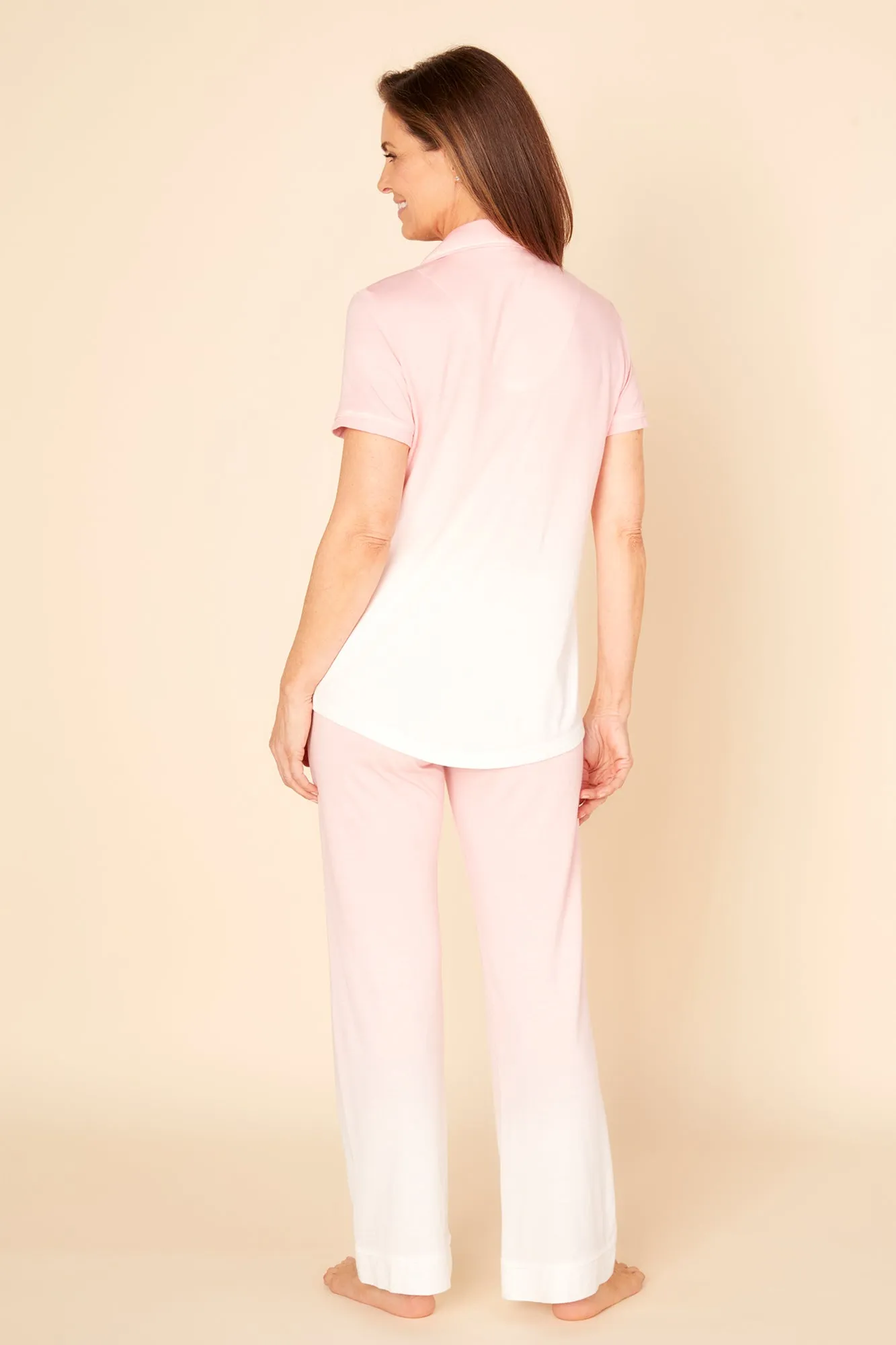 Kurzärmeliges Top & Hose Pyjama-Set