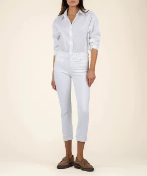 Kut from the Kloth Amy Mid Rise Crop Straight Leg