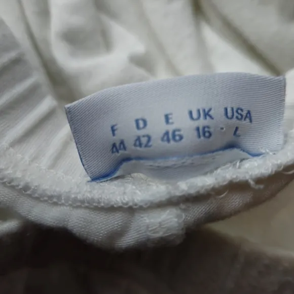 La Perla Sleepwear Pajama Lounge Set White/Off-White Size 4 = Large