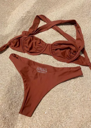 Lahaina Bikini Bottoms X Terracotta
