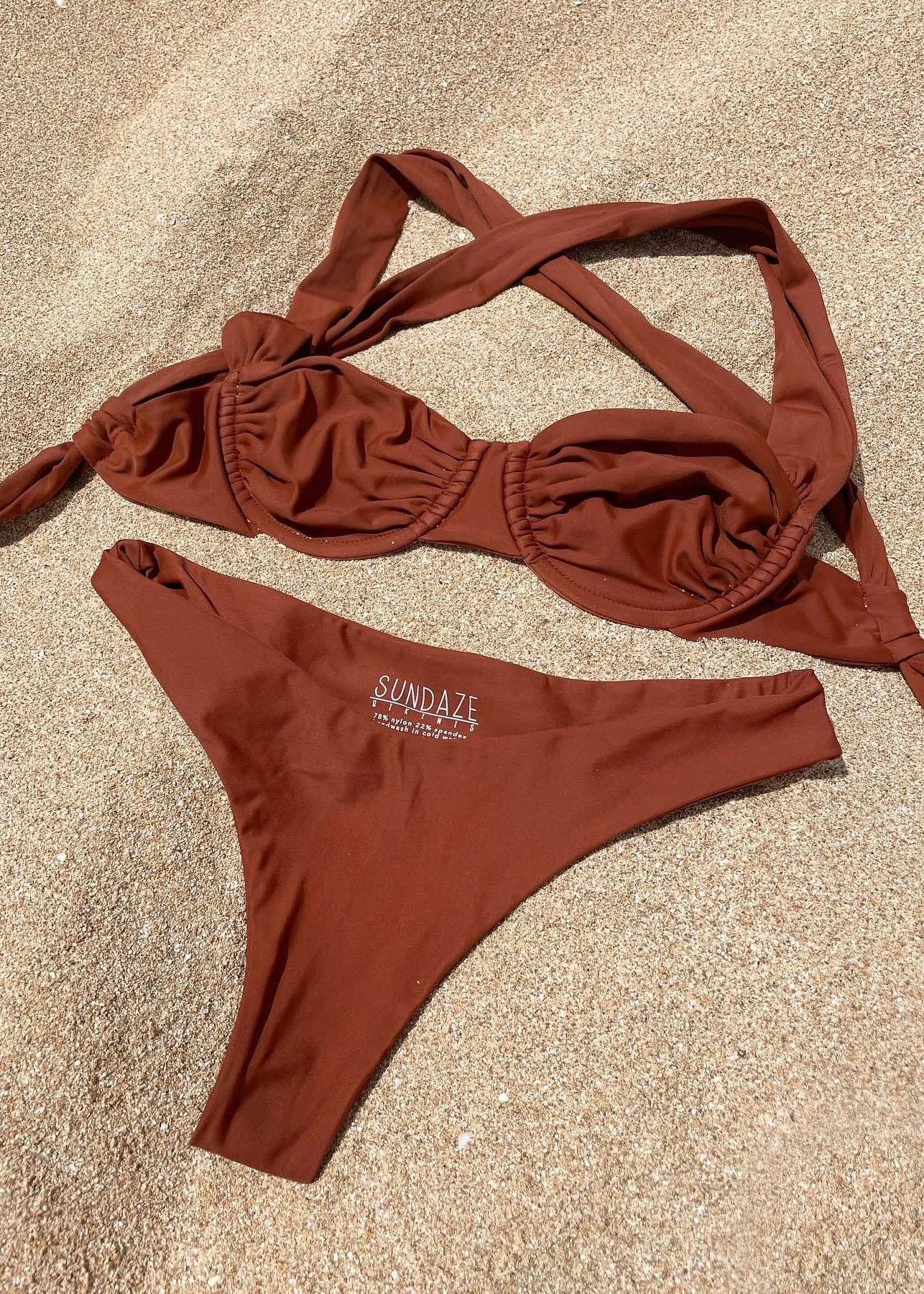 Lahaina Bikini Bottoms X Terracotta