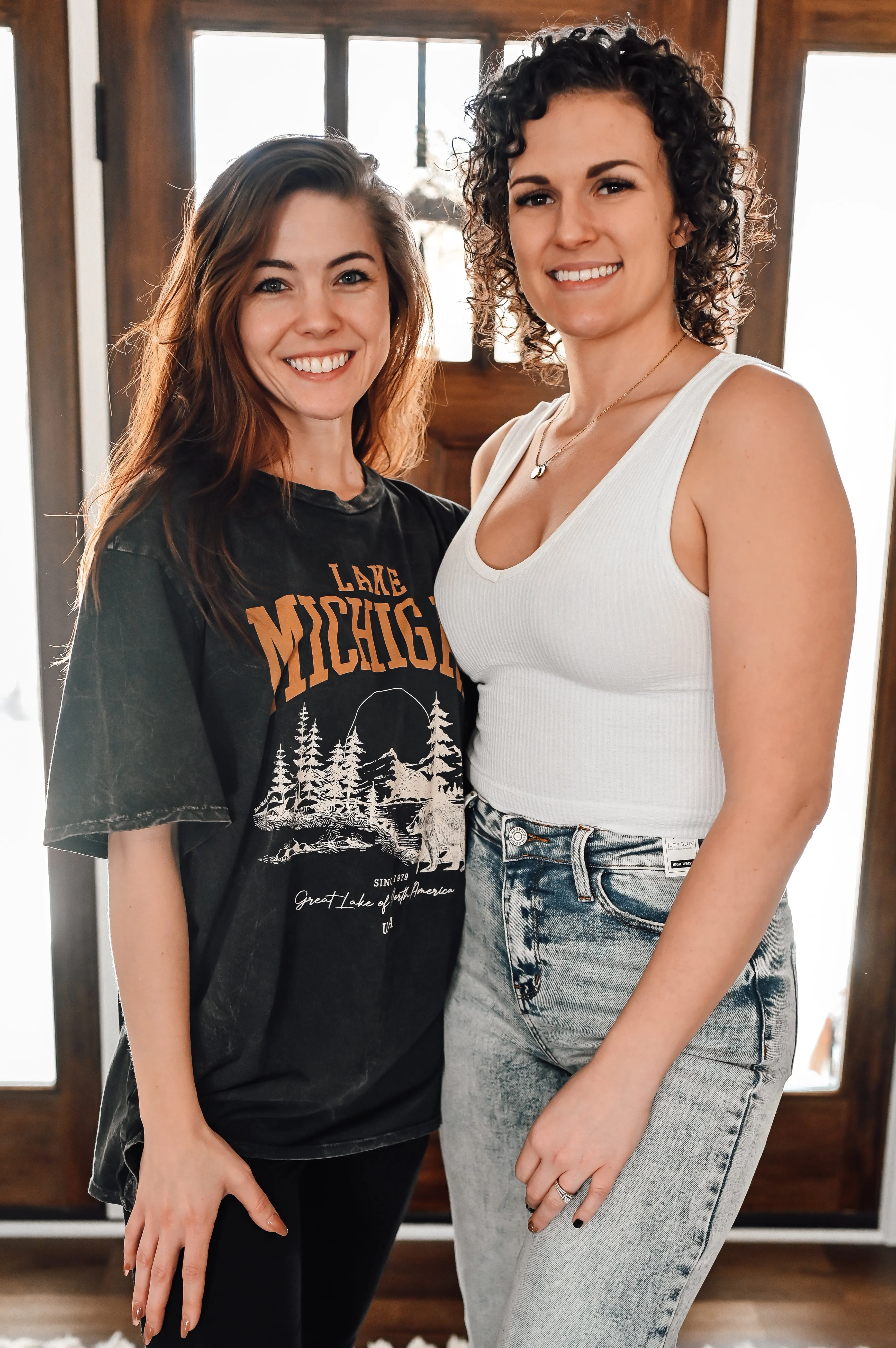 Lake Michigan Oversized Mineral Wash Tee *FINAL SALE*