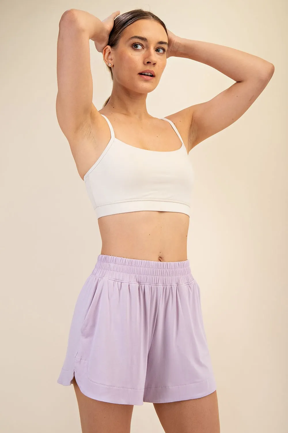 Lavender Modal Shorts