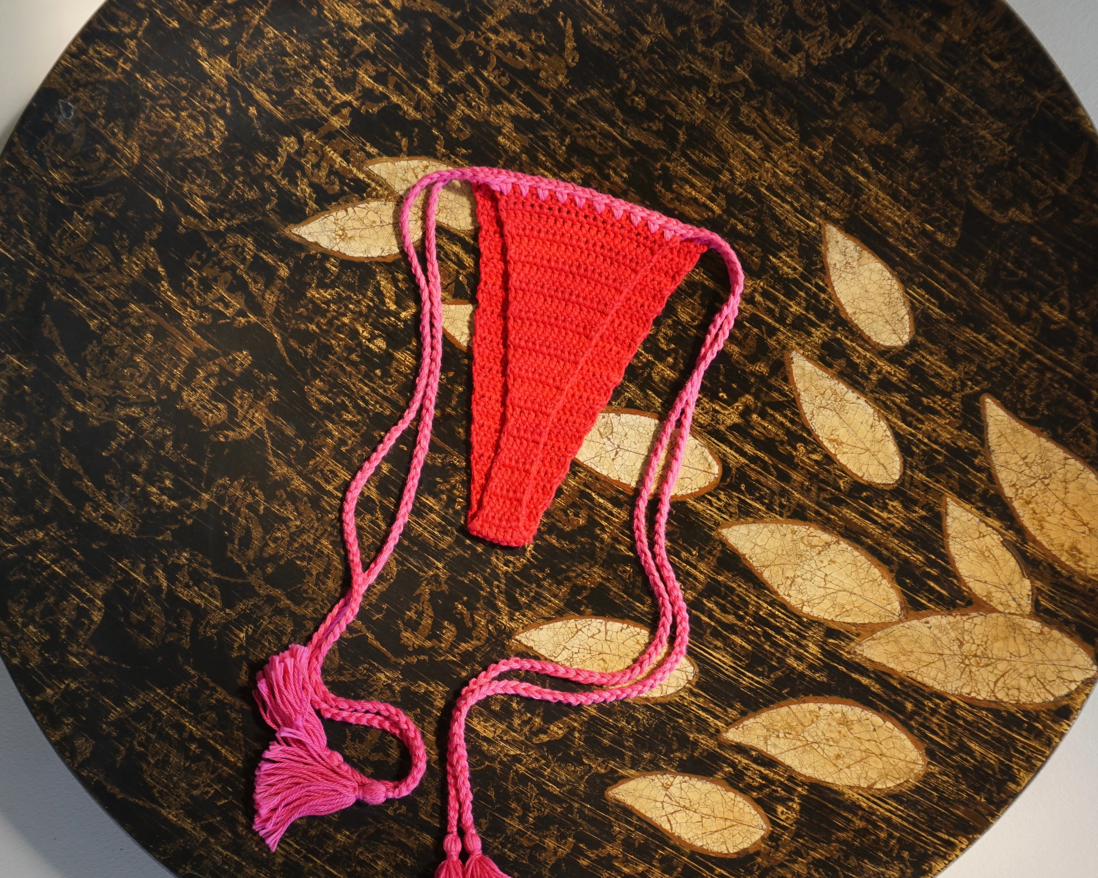 LAYIA CROCHET BIKINI BOTTOMS - SANGRIA