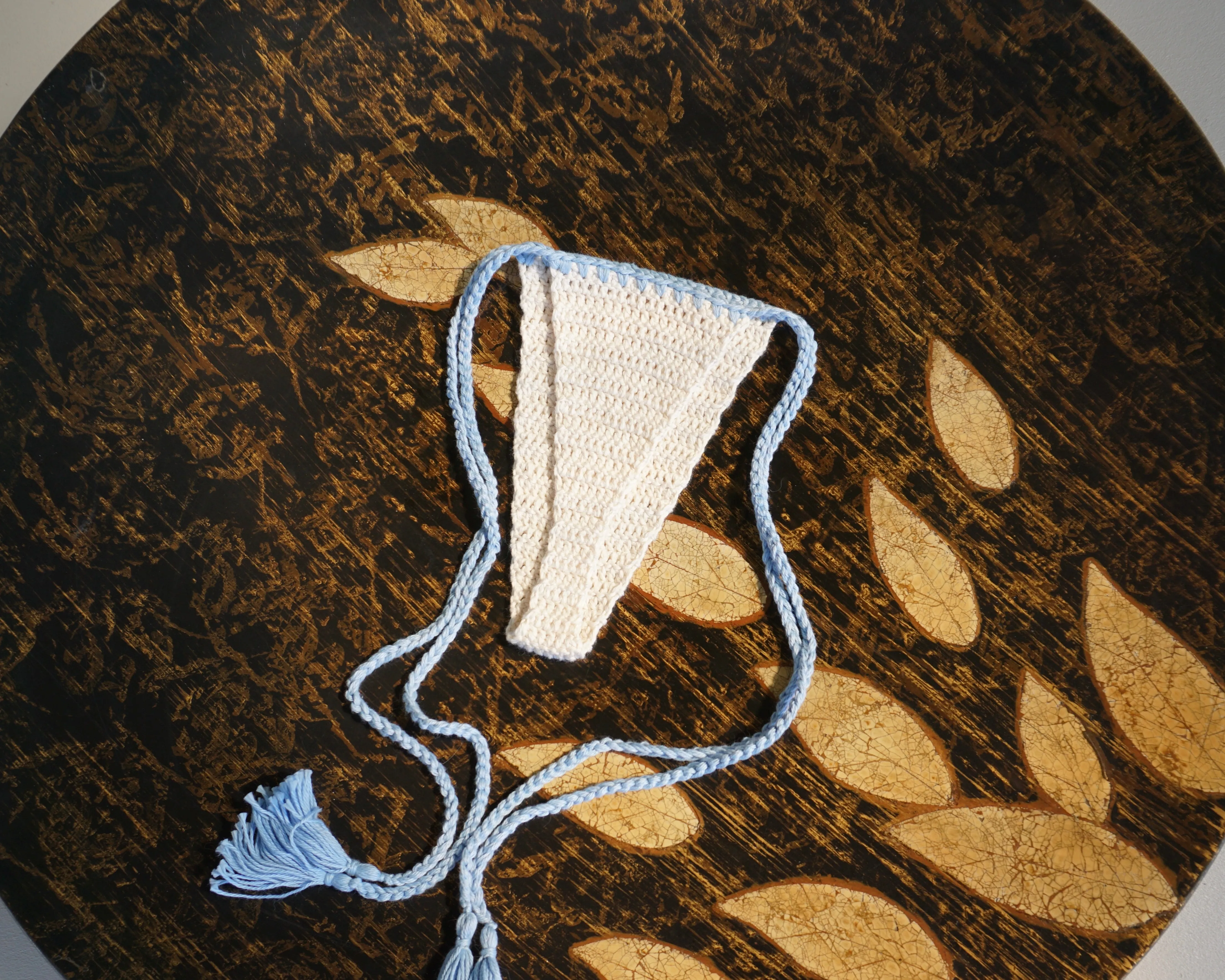 LAYIA CROCHET BIKINI BOTTOMS - SKY