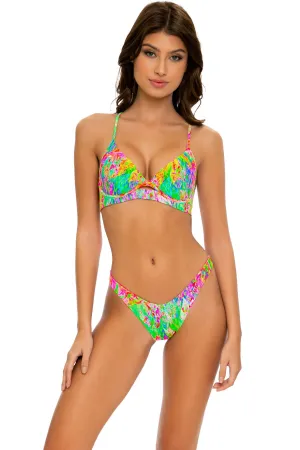 LEMONADE RUSH - Underwire Top & High Leg Bottom • Multicolor