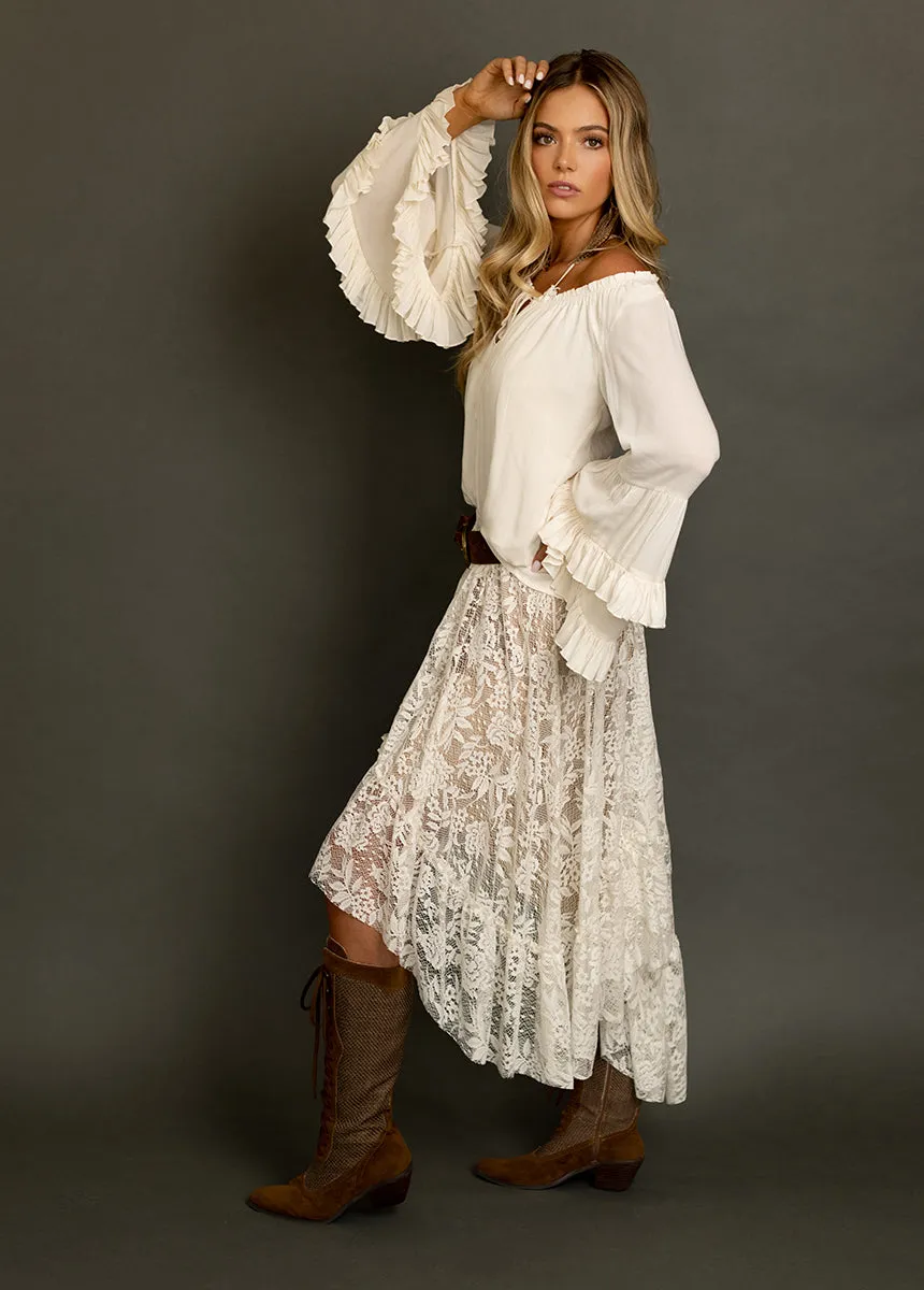 Leo Skirt in Cream