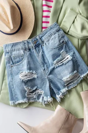 Light Destroyed Shorts