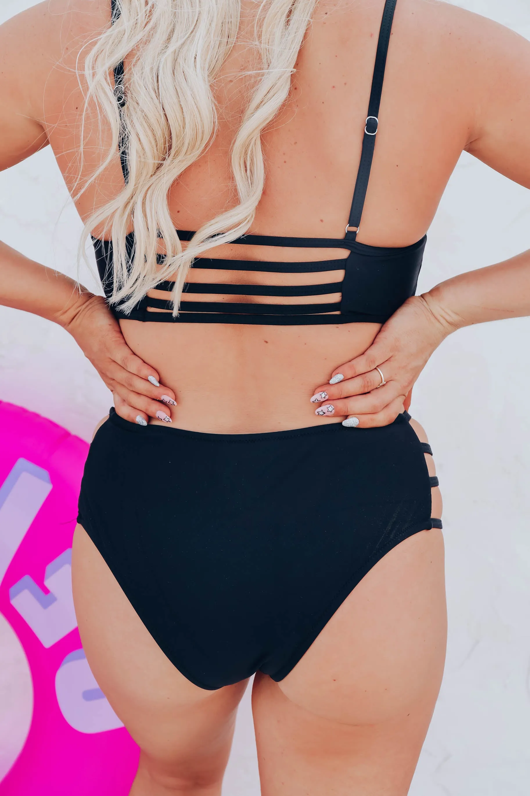 Lil' Black Bikini Two Piece Set