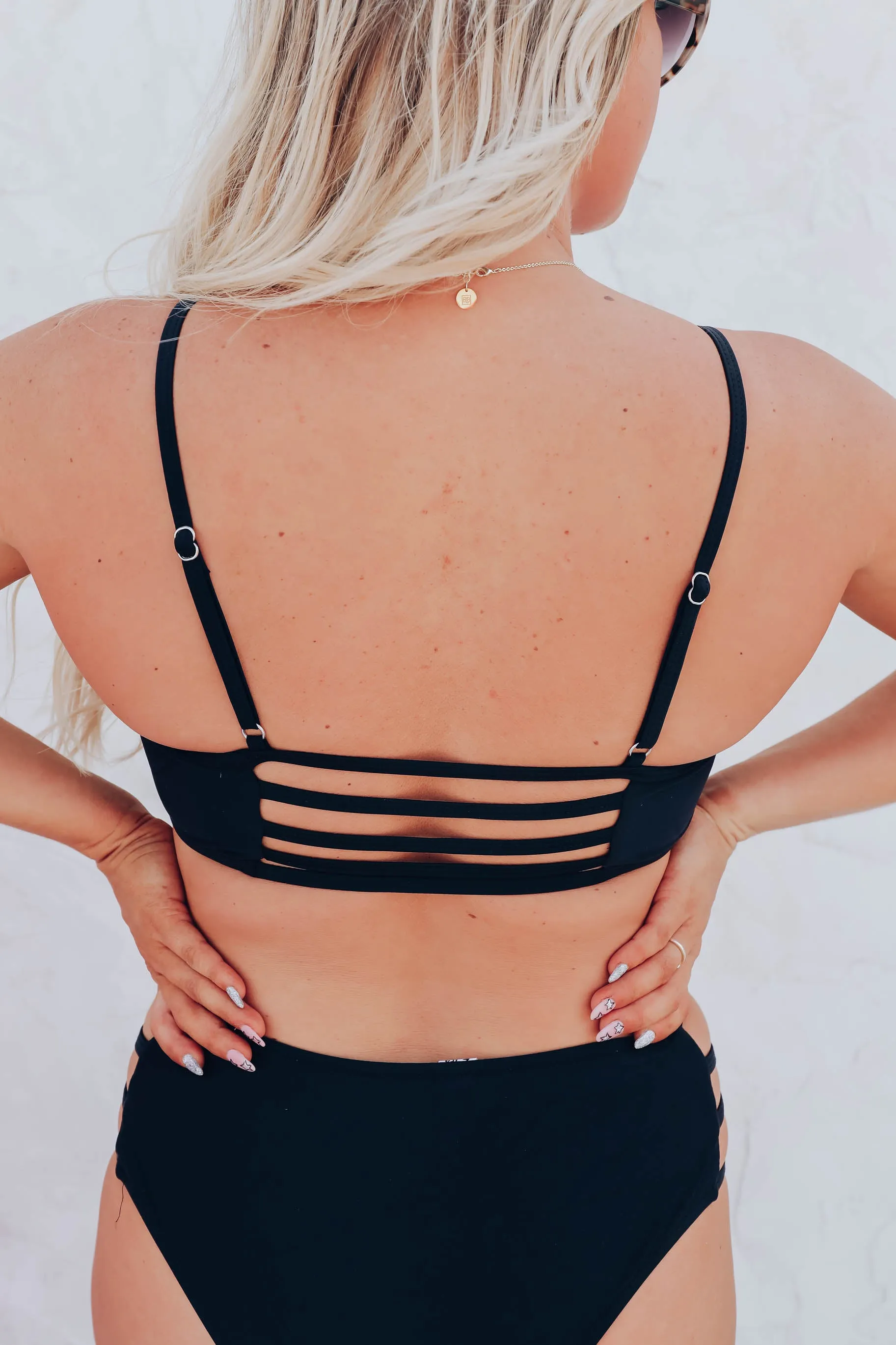 Lil' Black Bikini Two Piece Set