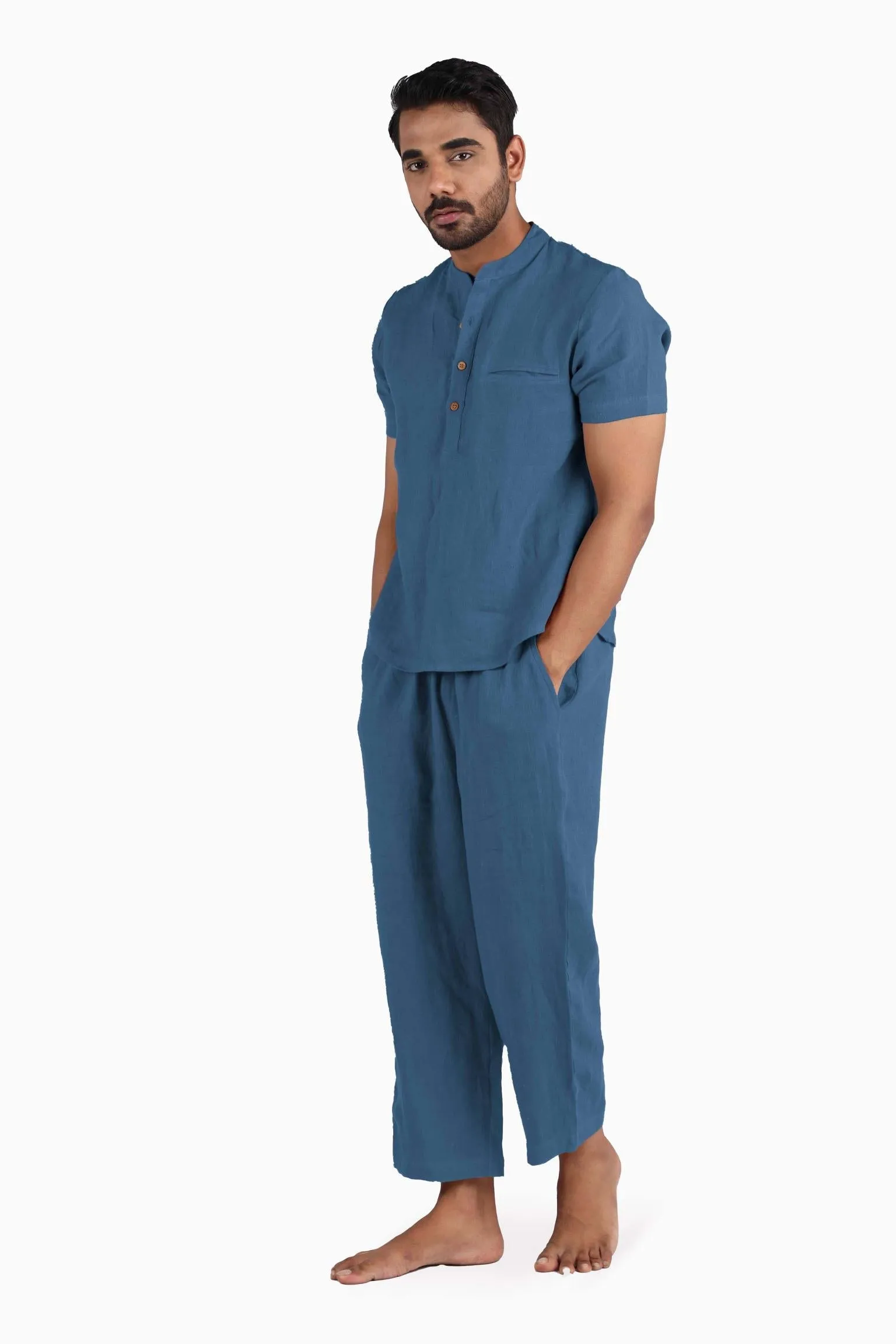 Linen Dawn Loungewear-Oatmeal