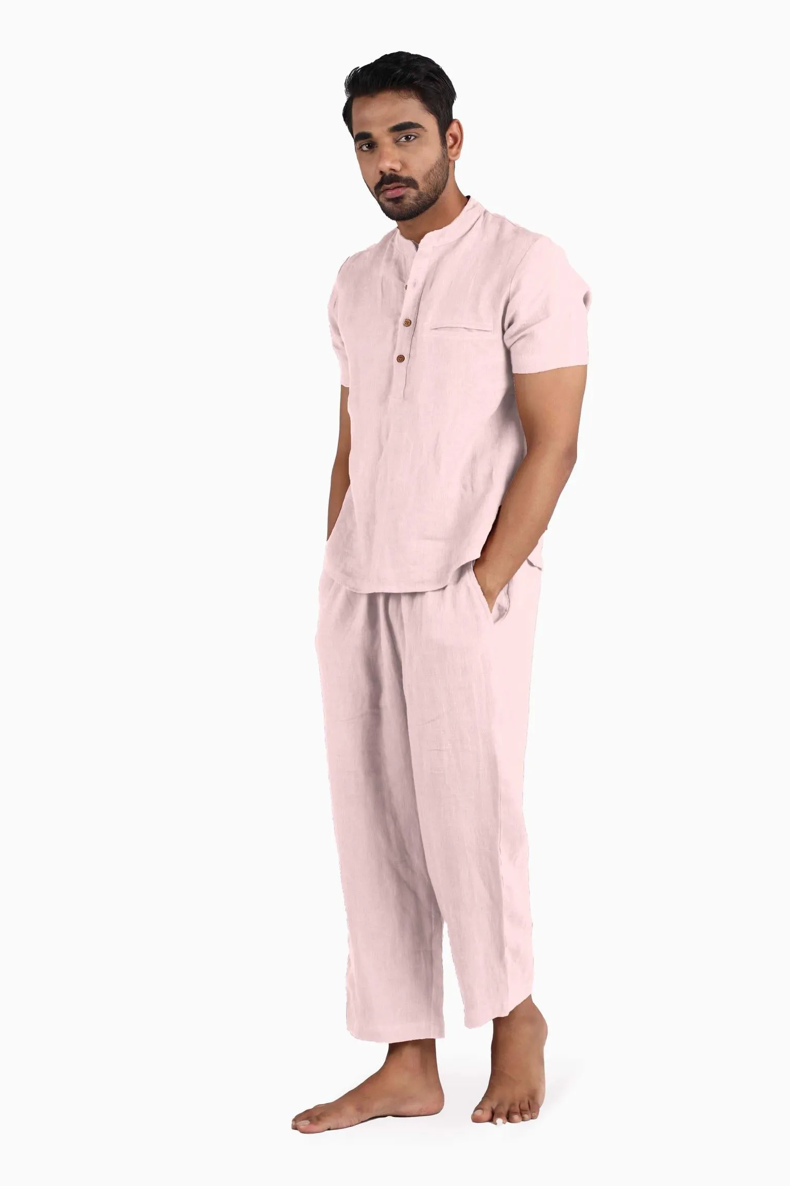 Linen Dawn Loungewear-Oatmeal