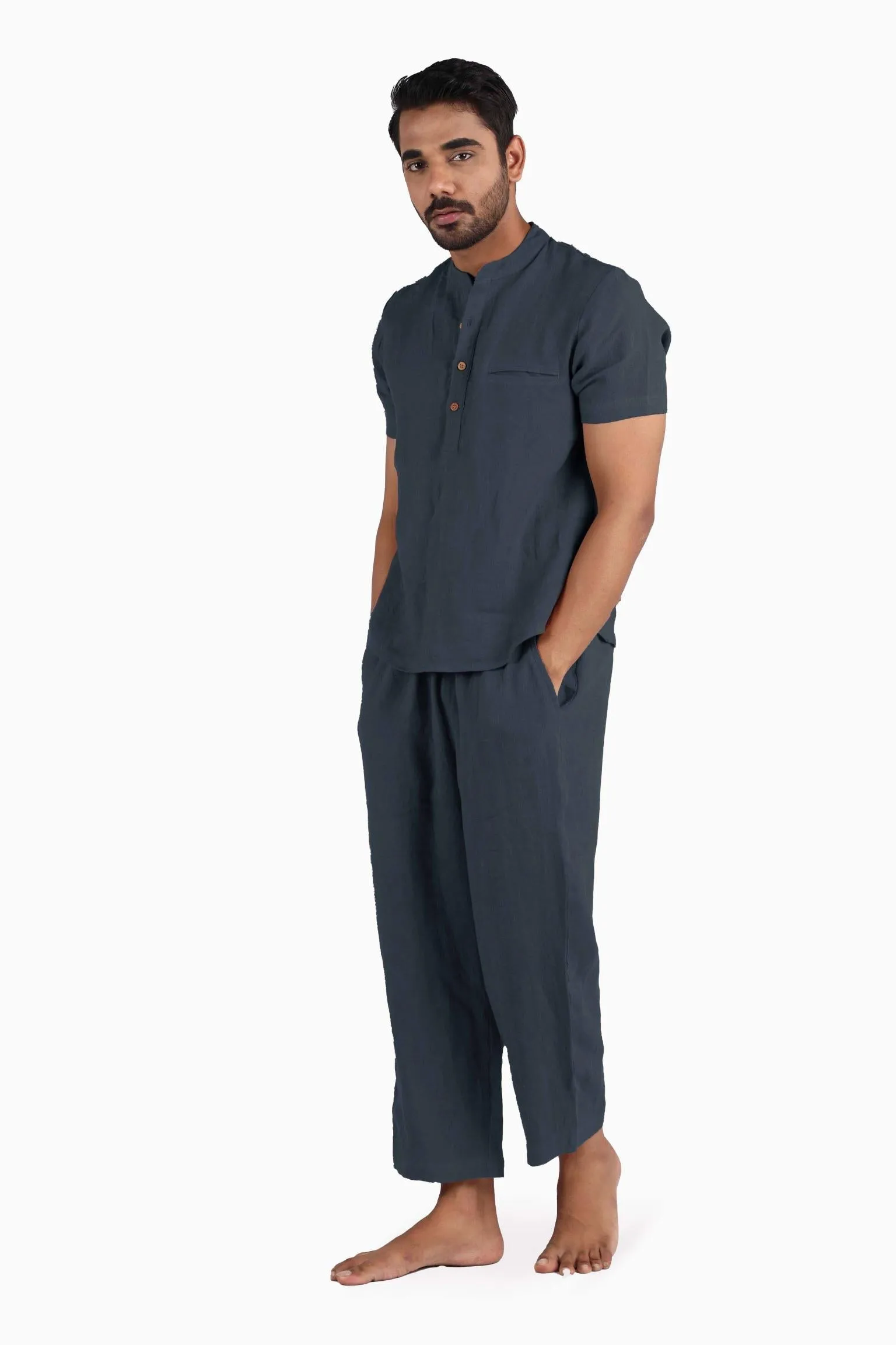 Linen Dawn Loungewear-Oatmeal