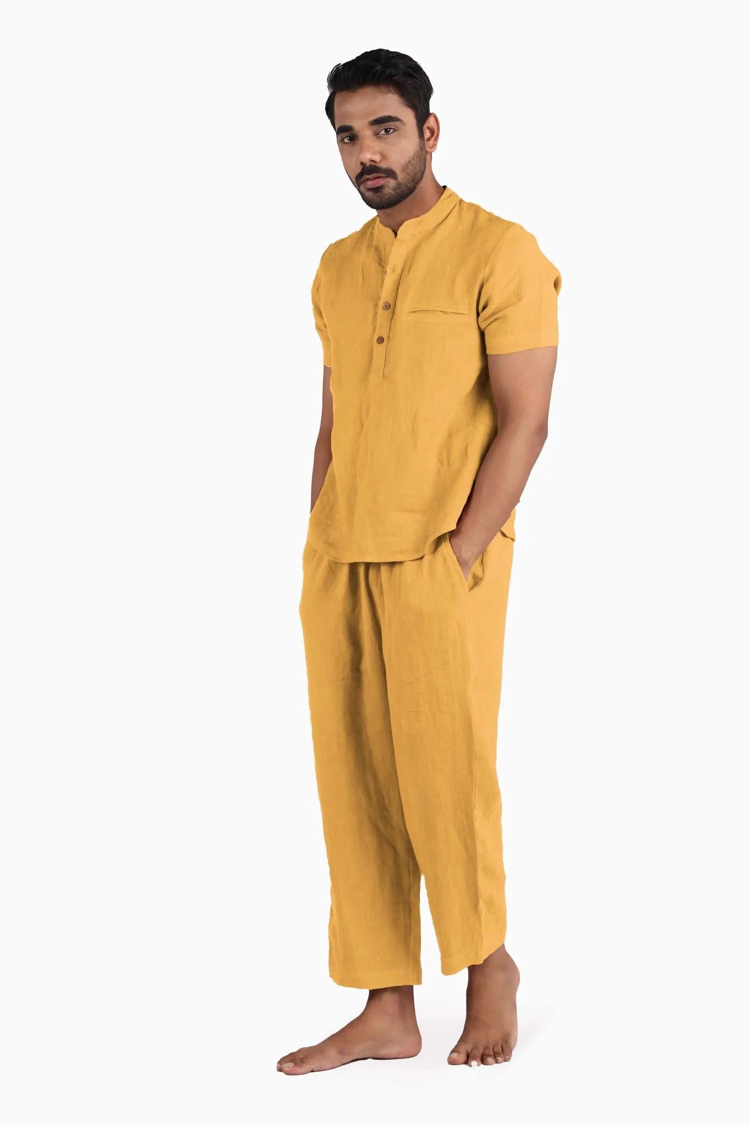 Linen Dawn Loungewear-Oatmeal