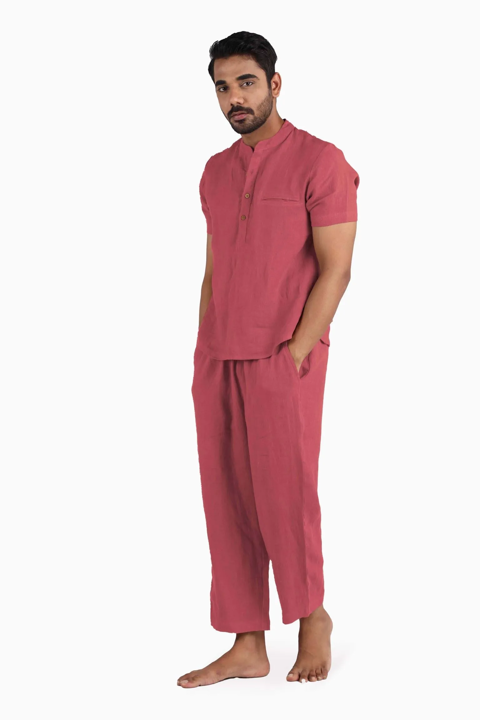 Linen Dawn Loungewear-Oatmeal