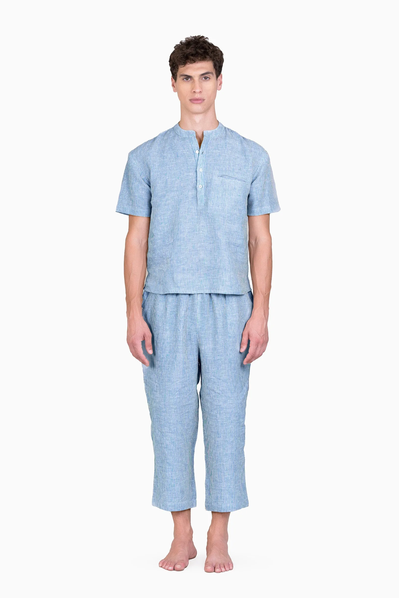 Linen Fred Loungewear-Swirly Red