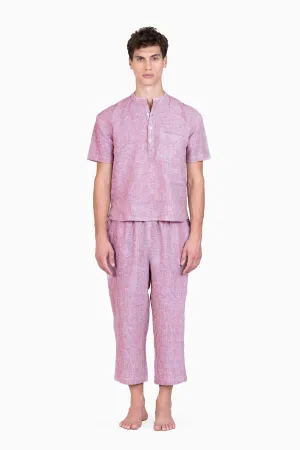 Linen Fred Loungewear-Swirly Red