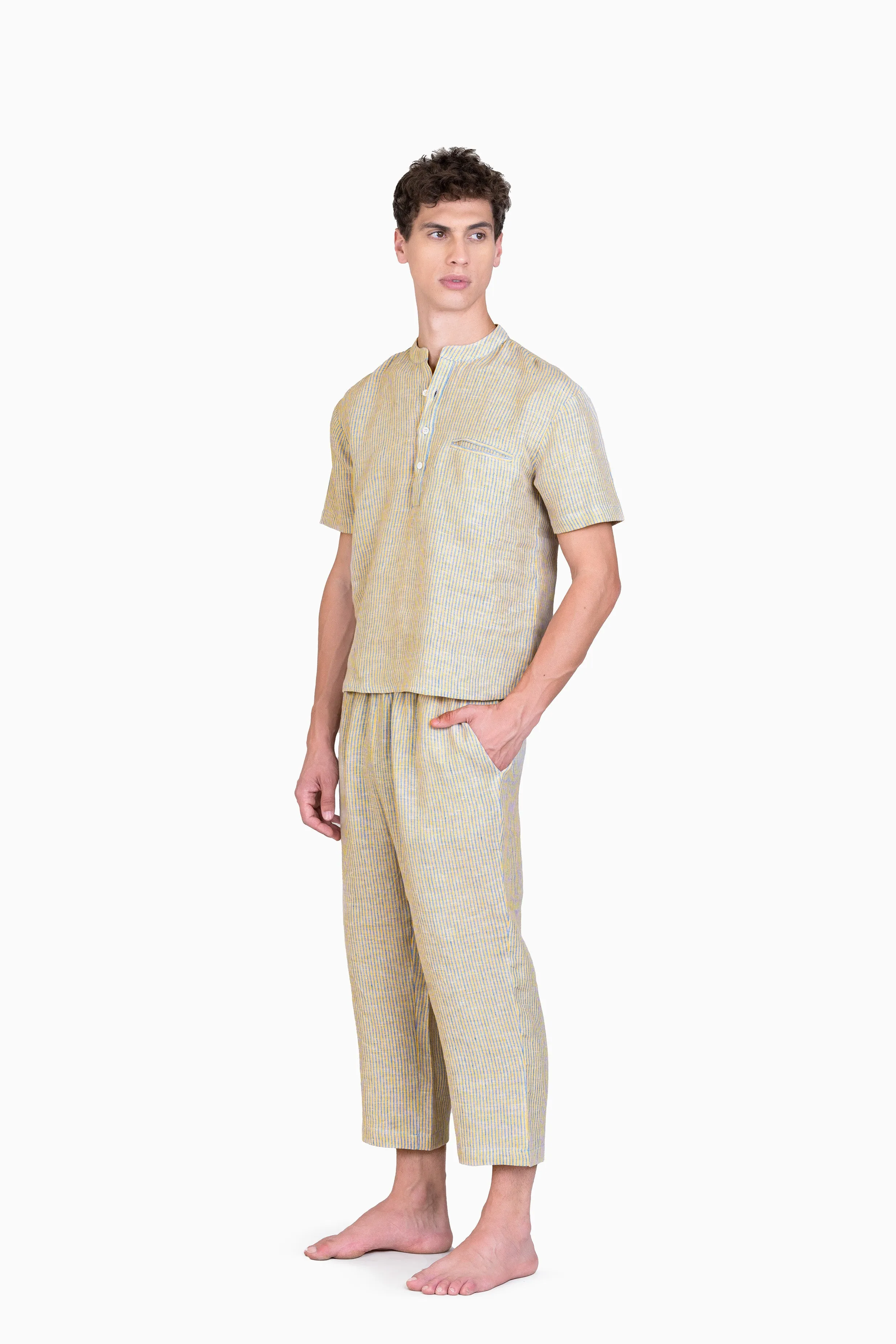 Linen Fred Loungewear-Swirly Red
