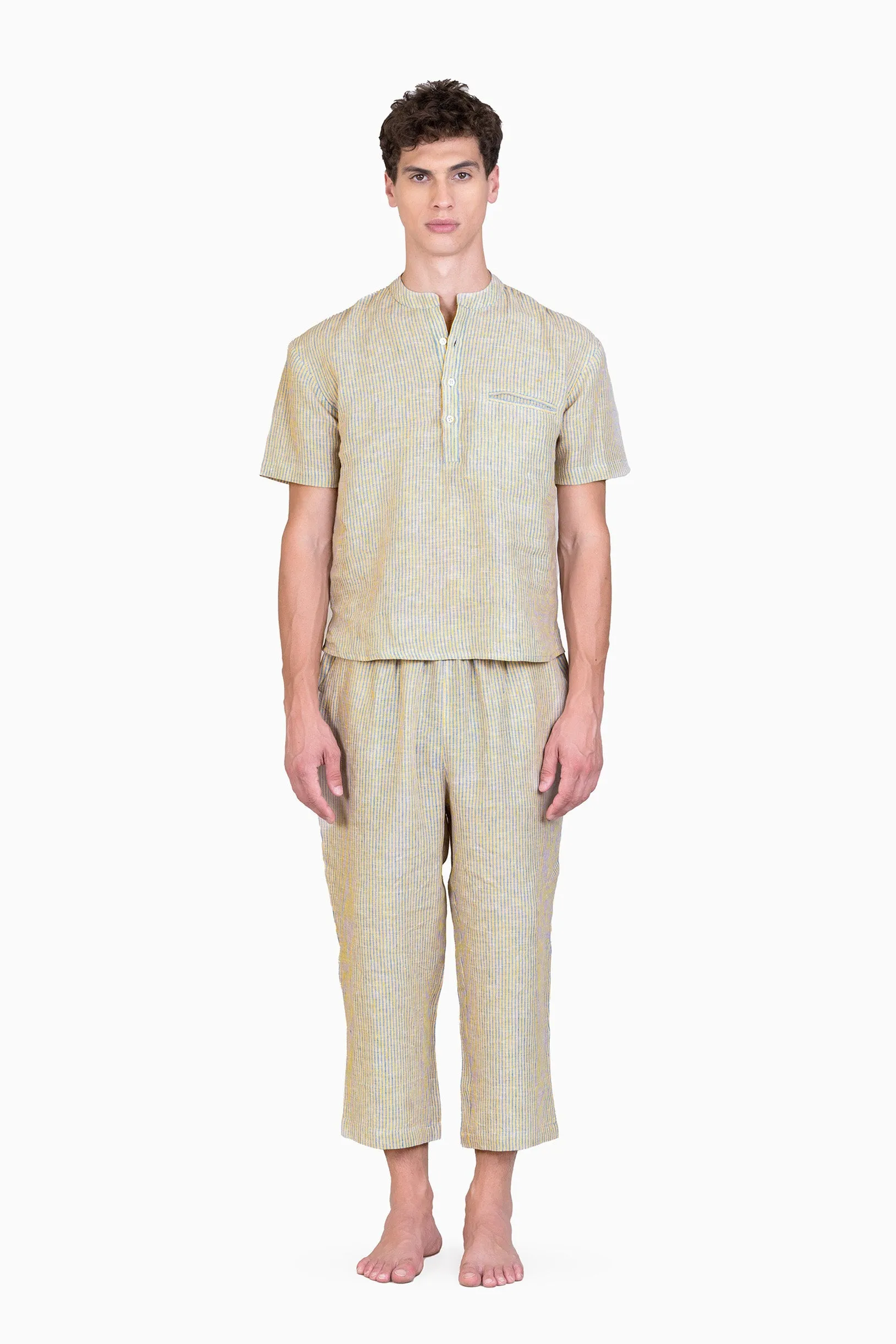 Linen Fred Loungewear-Swirly Red