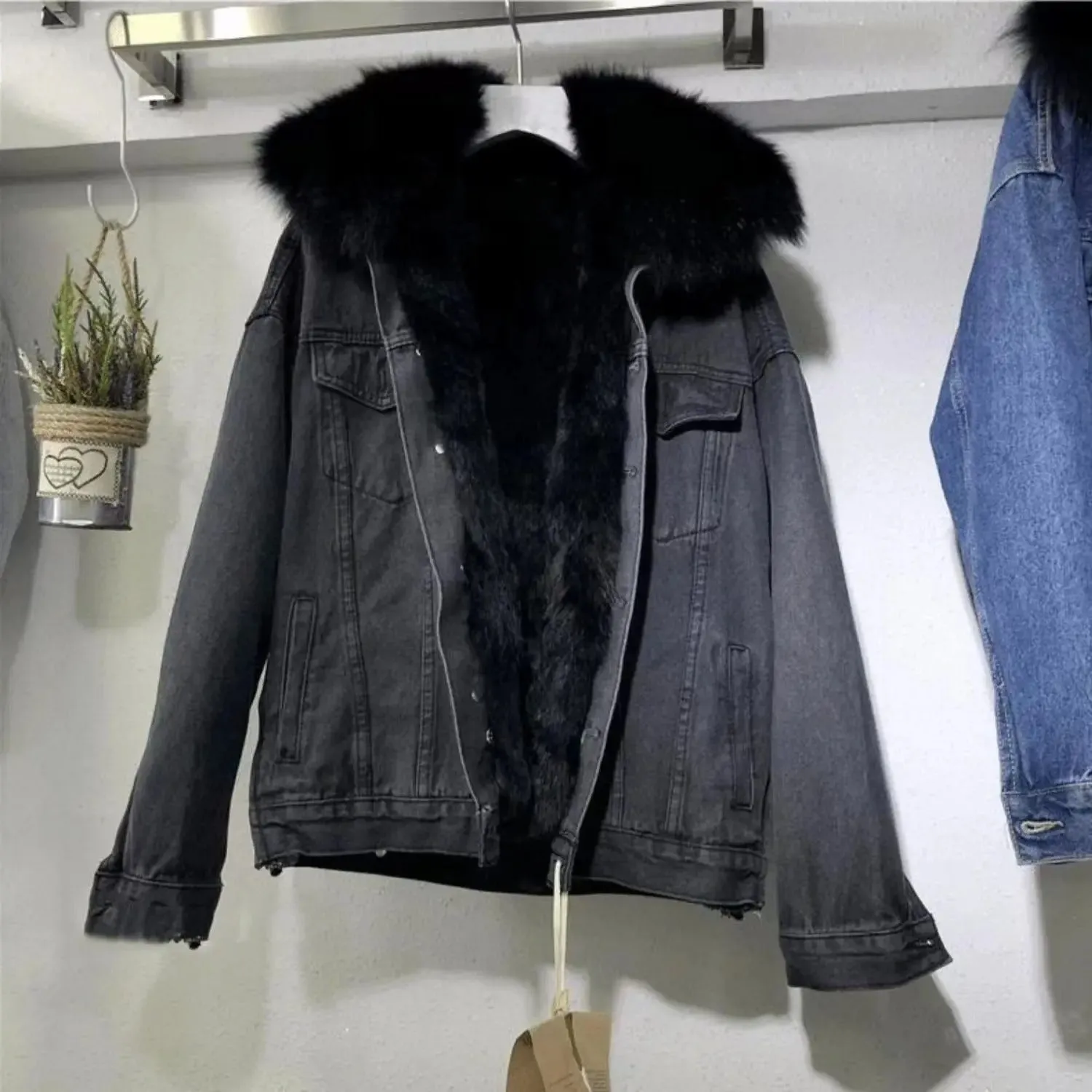Élodie - Winter denim jacket