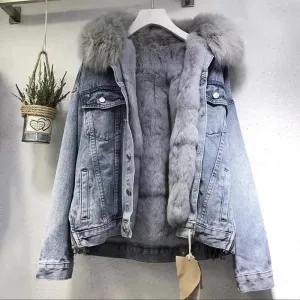 Élodie - Winter denim jacket