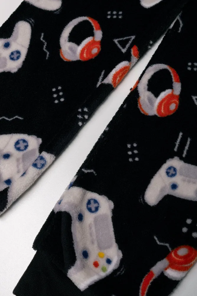 Long Sleeve Pyjamas Black