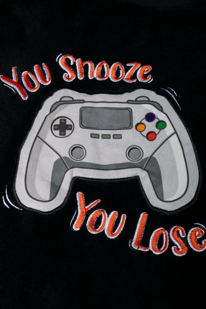 Long Sleeve Pyjamas Black