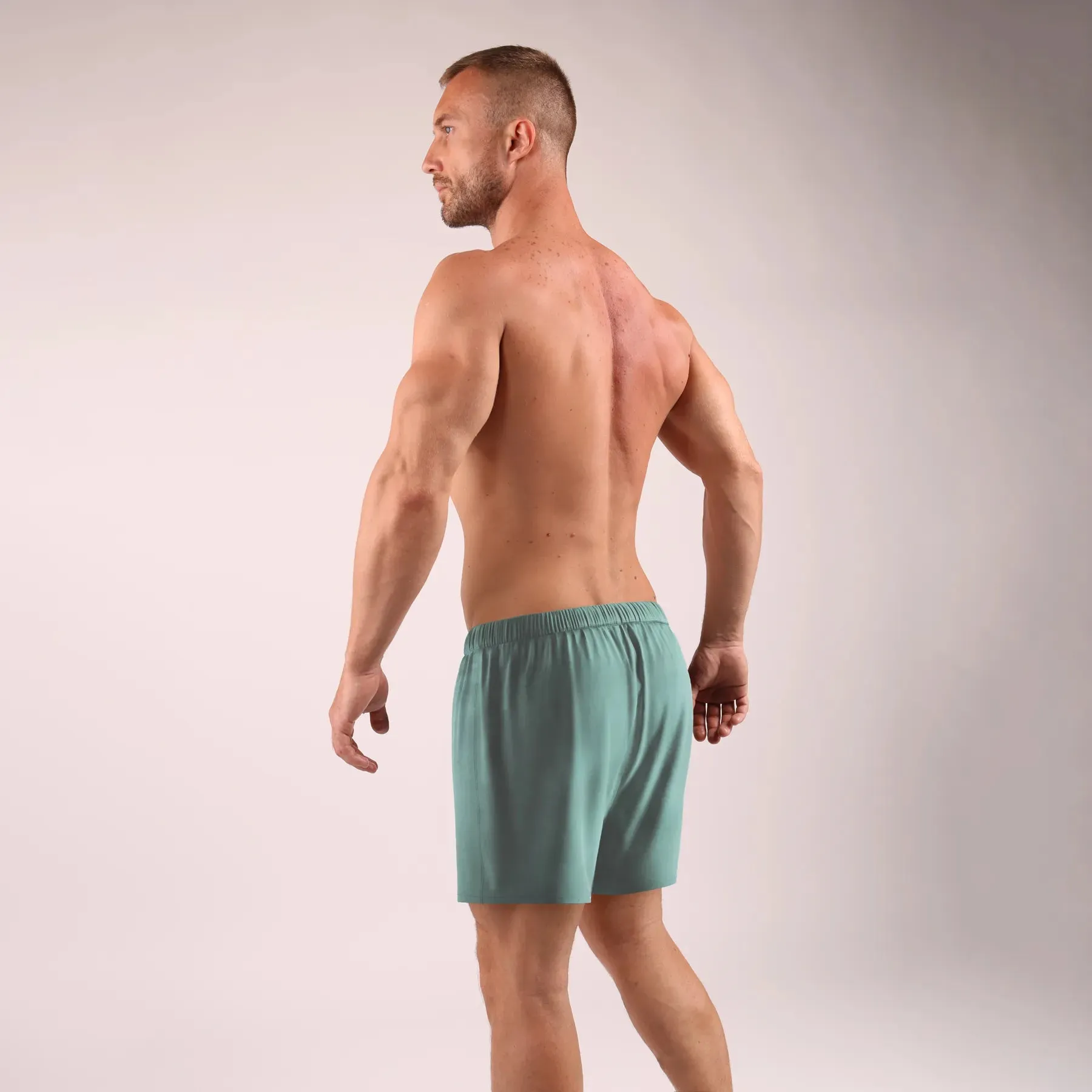 Loose Fit Boxer, 3.2",  Mint Green