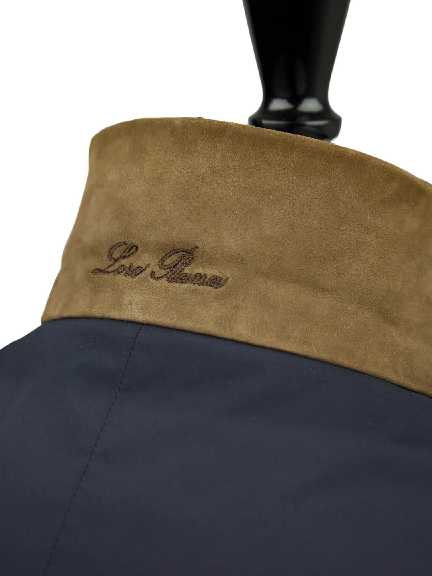 Loro Piana Navy Sebring Windmate Car Coat