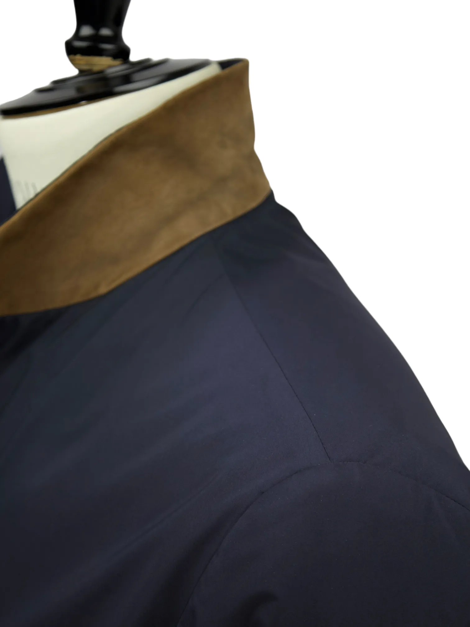 Loro Piana Navy Sebring Windmate Car Coat