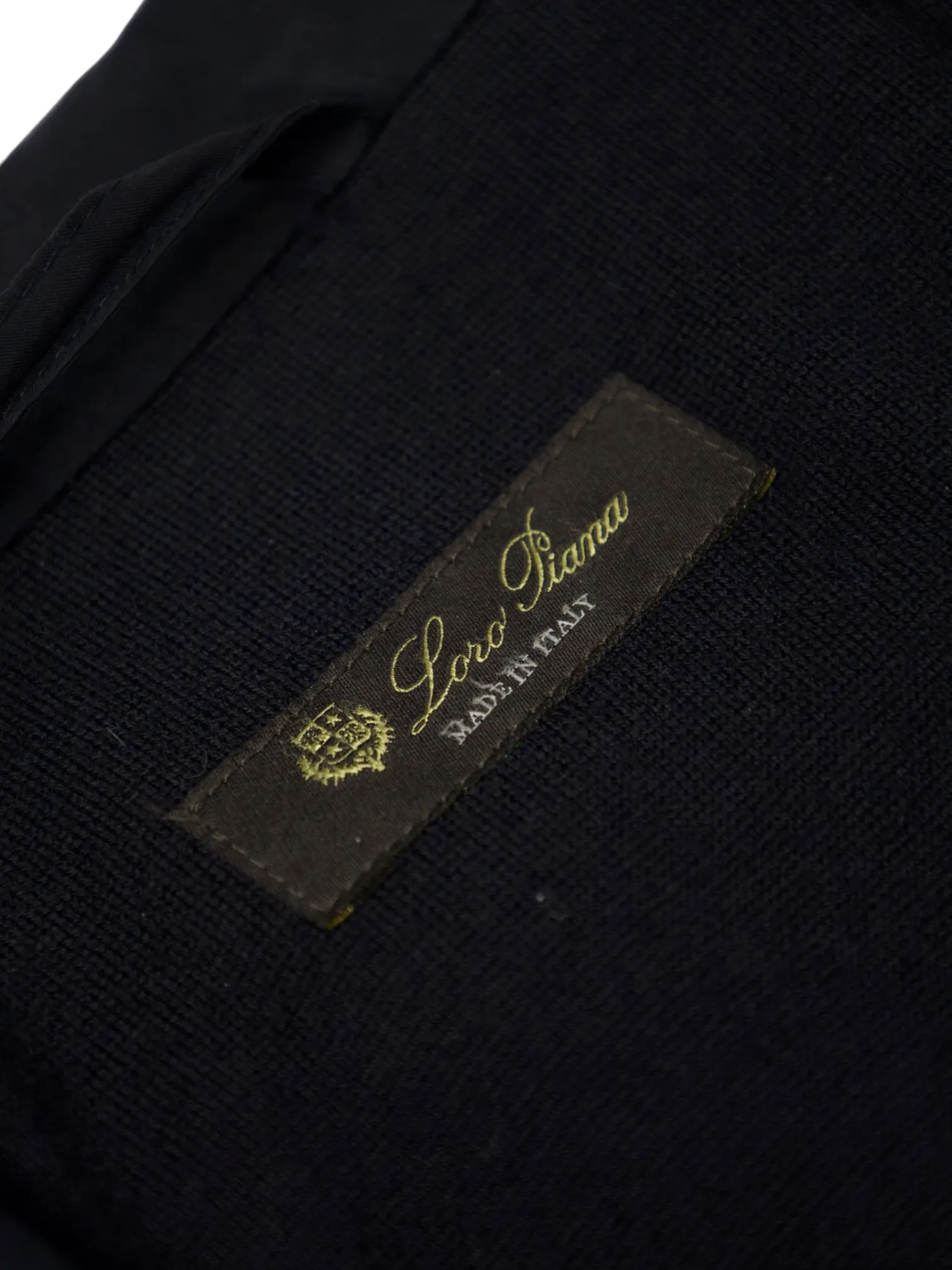 Loro Piana Navy Sebring Windmate Car Coat
