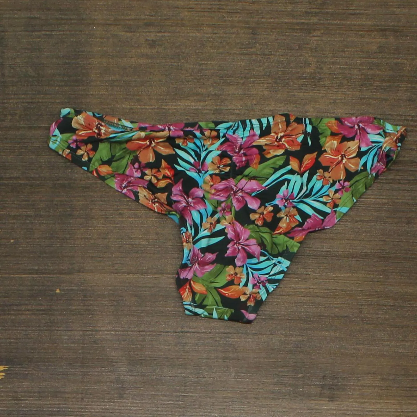 Lucky Brand Vibrant Hipster Bikini Bottoms-Floral Print Bottom Multicolor L