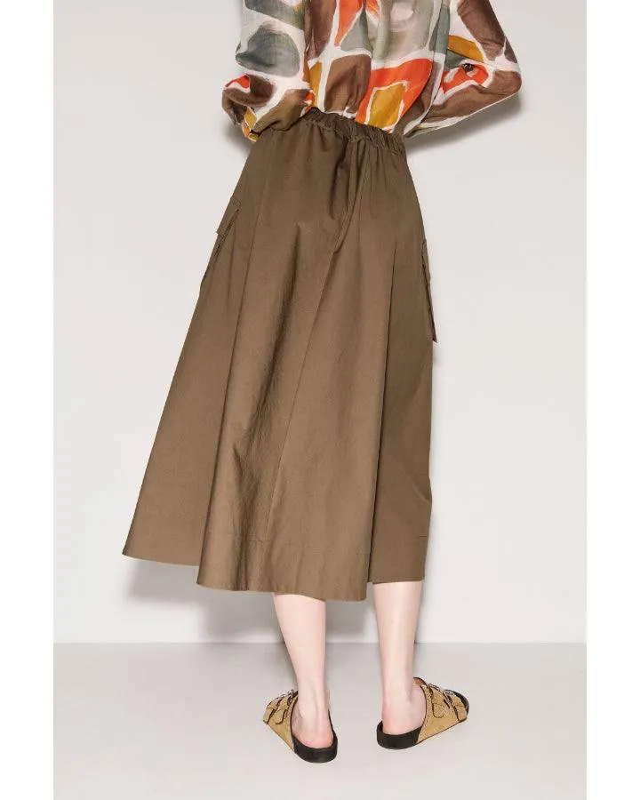 Luisa Cerano Cargo Style Godet Skirt