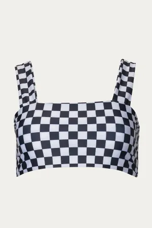 LUNA CROP SWIM TOP