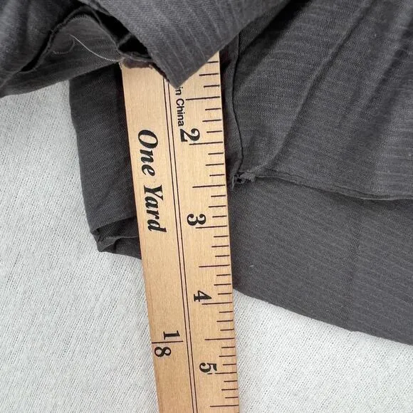 LUNYA Cool Cotton Shorts Womens XS Eclipse Charcoal Gray Lounge Sleepwear PJs
