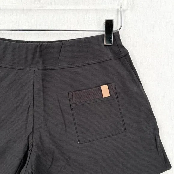 LUNYA Cool Cotton Shorts Womens XS Eclipse Charcoal Gray Lounge Sleepwear PJs