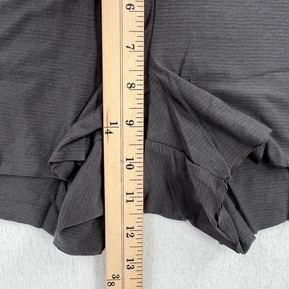 LUNYA Cool Cotton Shorts Womens XS Eclipse Charcoal Gray Lounge Sleepwear PJs