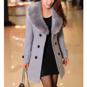 Luxurious fur coat for the sophisticated lady