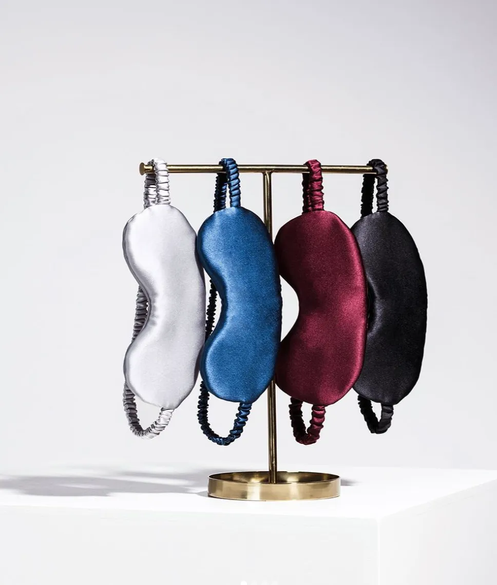 Luxury Silk Sleep Mask In Black
