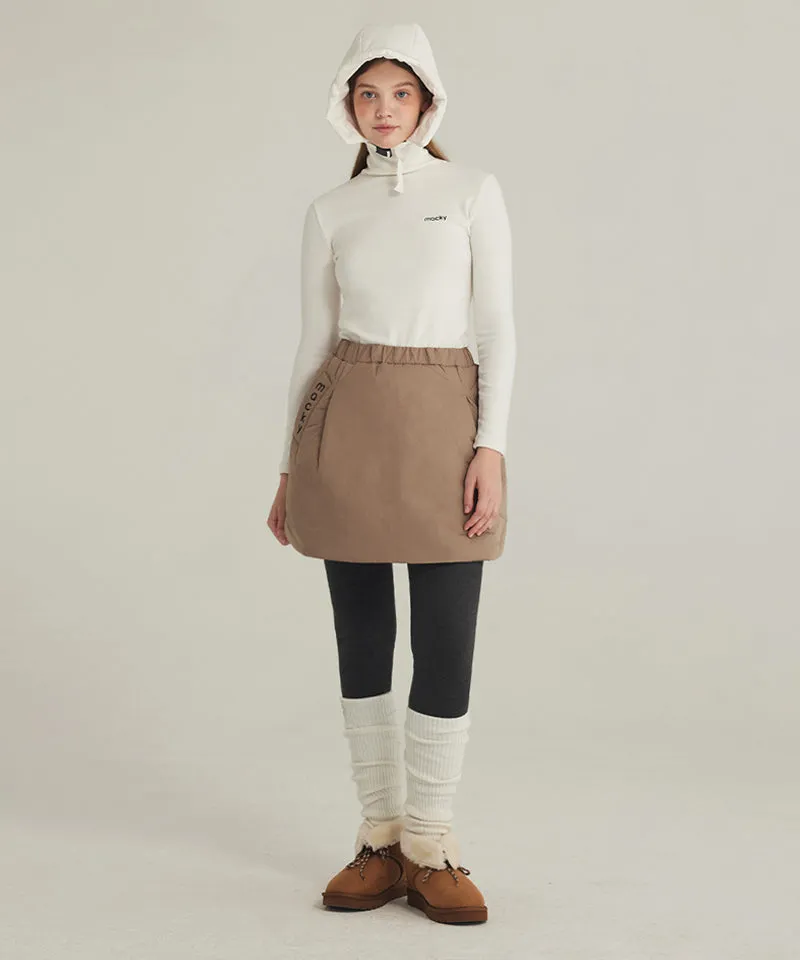 MACKY Golf: Full-Line Padded Skirt - Beige