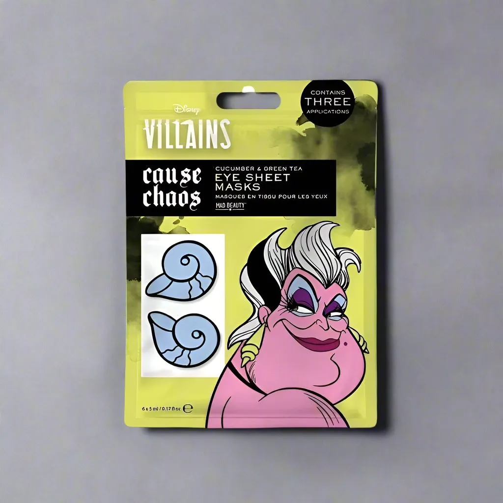 Mad Beauty Disney Pop Villains Tissue Eye Masks