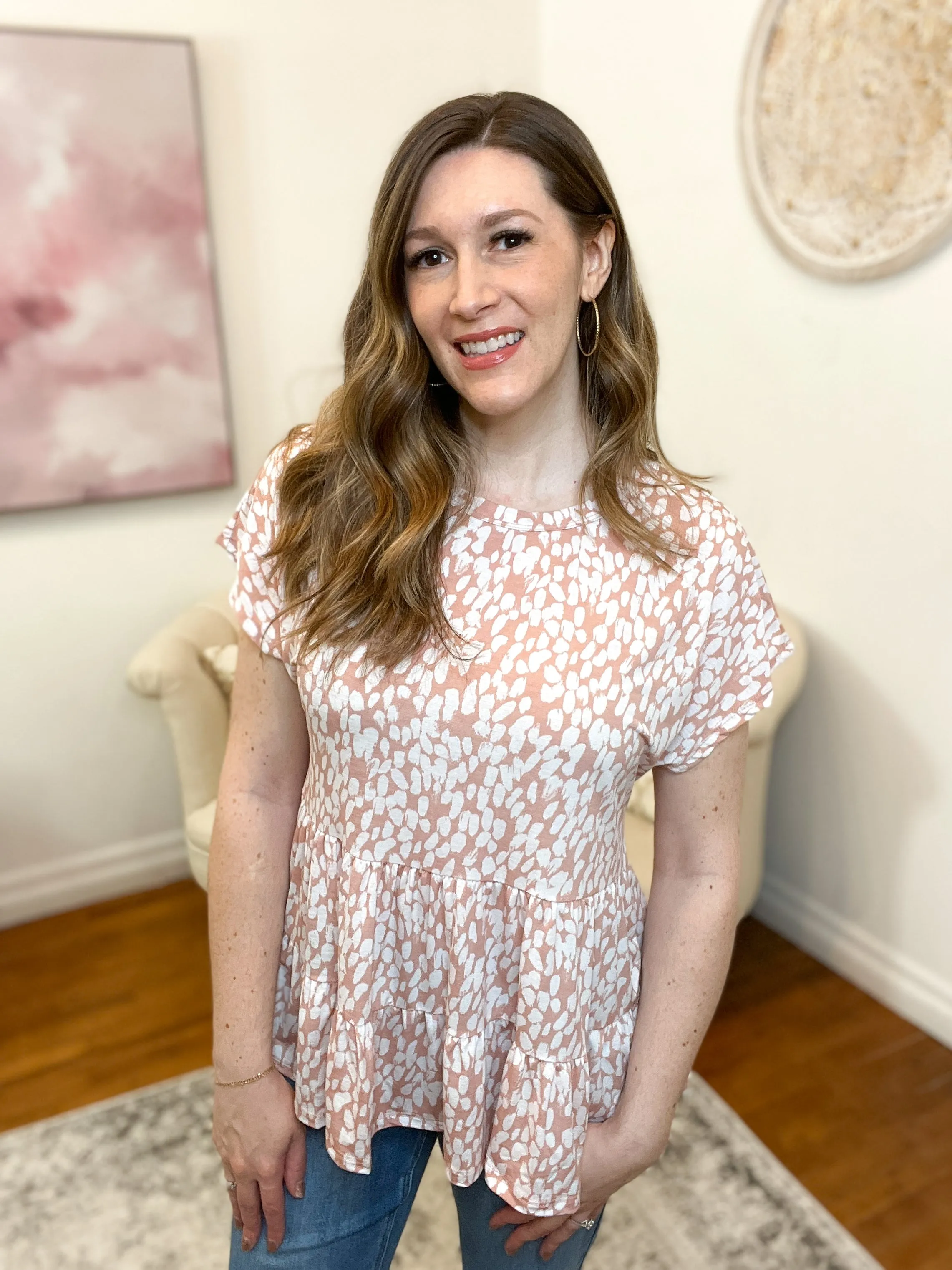 Maddie Peplum Blouse FINAL SALE