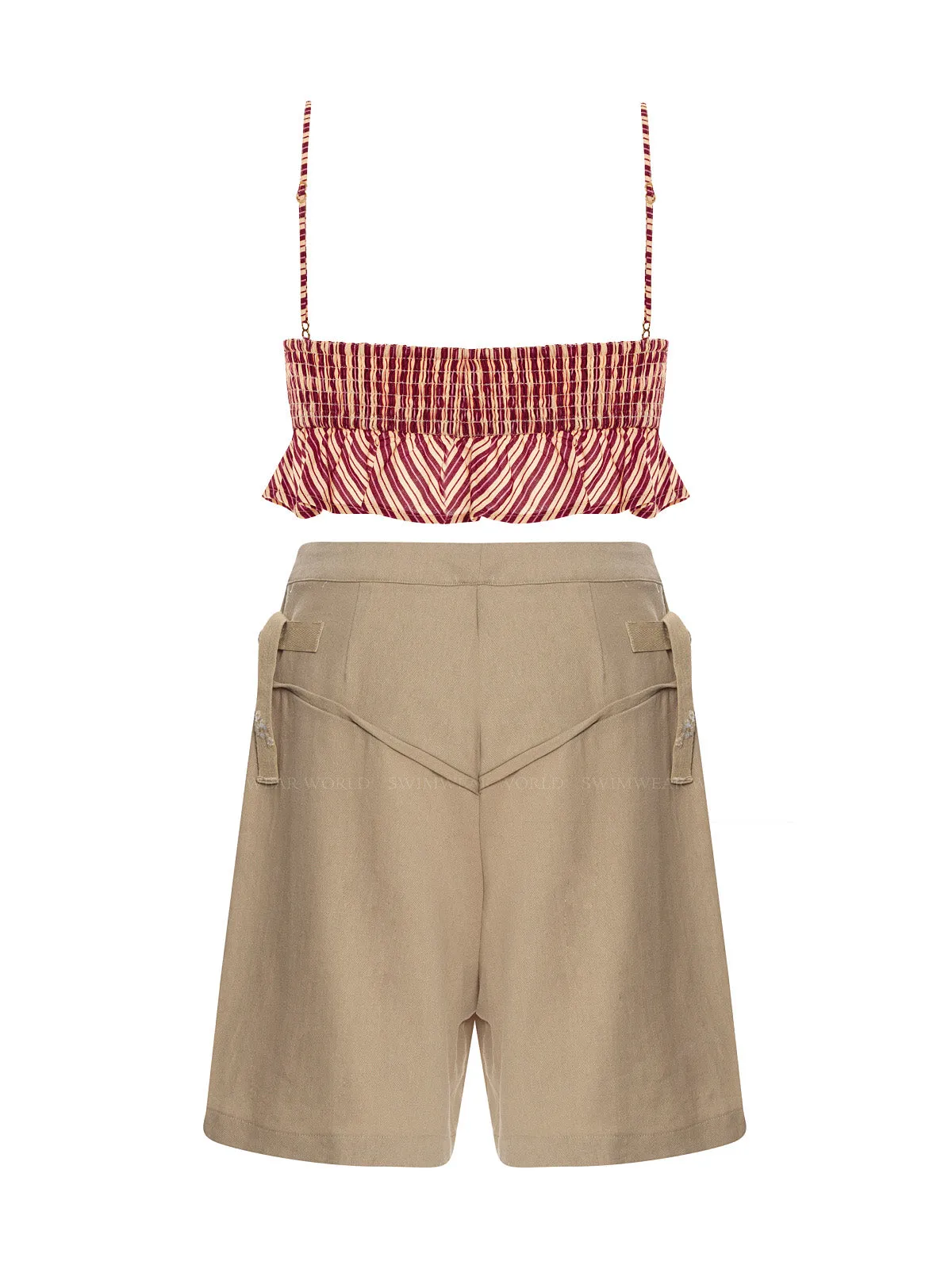 Mae Crop-Joan Shorts ::RET
