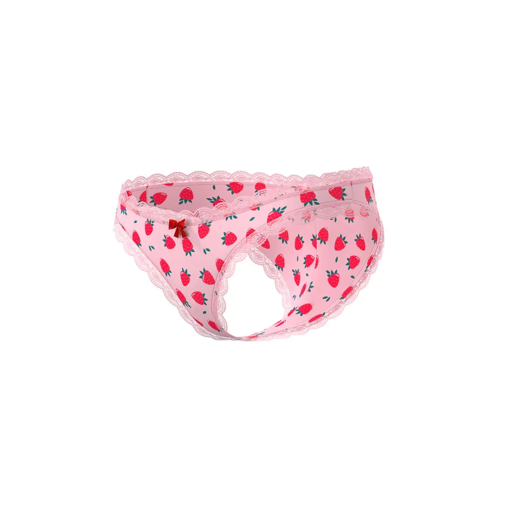 Magic Silk Sweet Treats Crotchless Boy Short with Flavored Lube