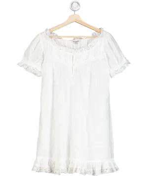 Mamacita White Gigi Lace Nightdress UK XS/S