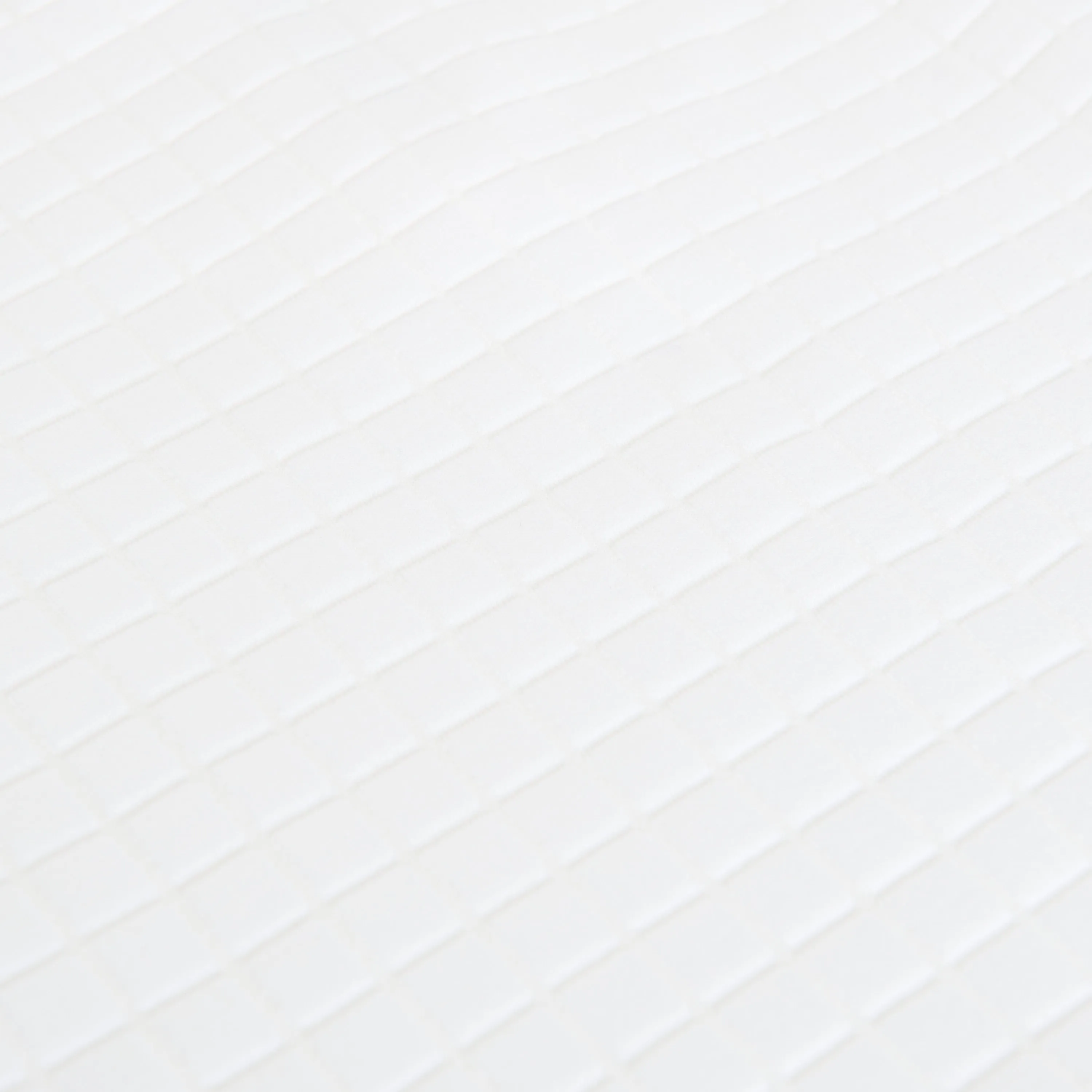 Matelassé Jersey Skirt in White Tech Cotton & Green Stitch Detailing
