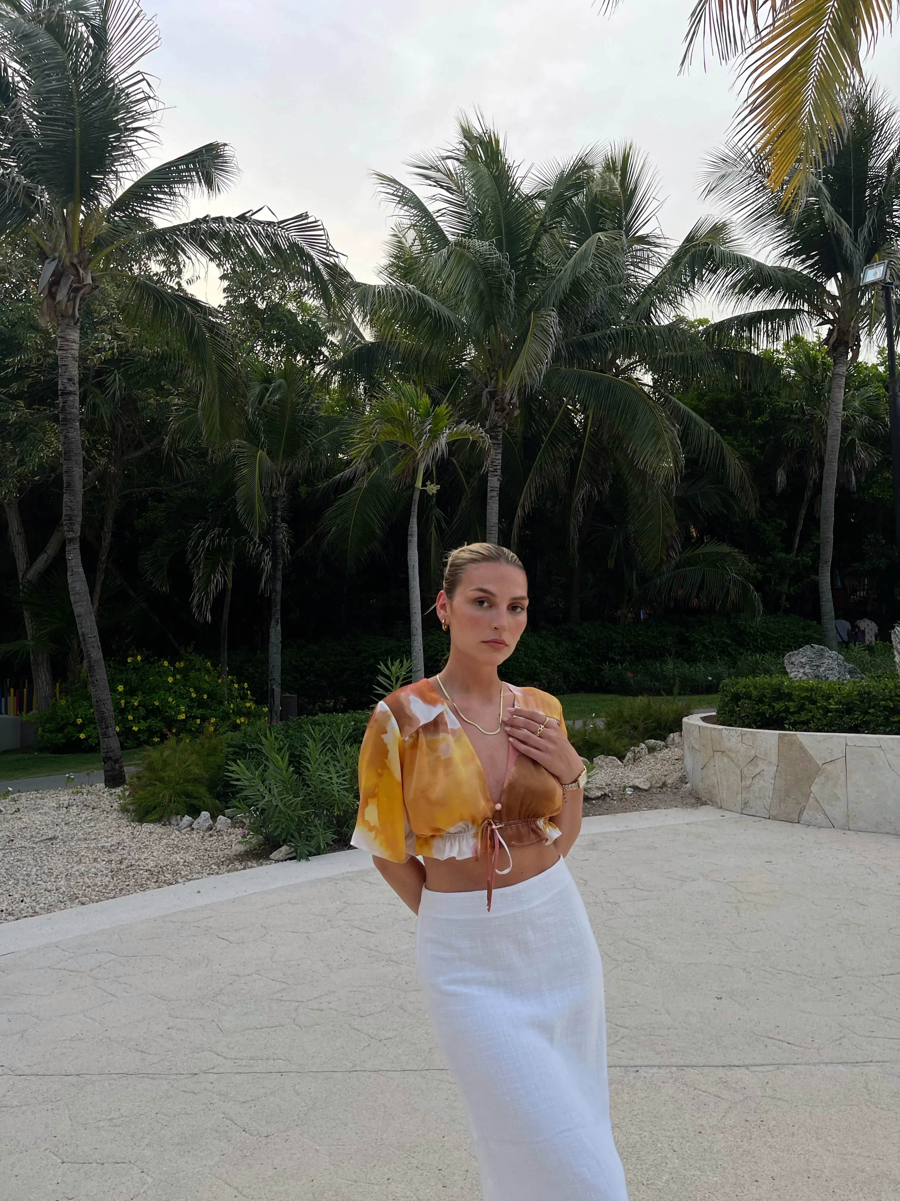 Maui Crop Top Tie Dye