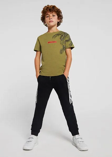 Mayoral Black 'Future' Jogging Bottoms